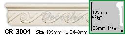 Молдинг с орнаментом Gaudi Decor CR-3004 2,44м
