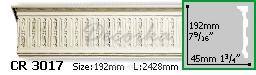 Молдинг с орнаментом Gaudi Decor CR-3017 2,44м