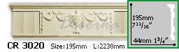 Молдинг с орнаментом Gaudi Decor CR-3020 2,23м