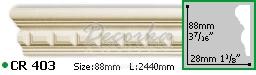 Молдинг с орнаментом Gaudi Decor CR-403 2,44м