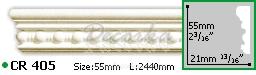 Молдинг с орнаментом Gaudi Decor CR-405 2,44м