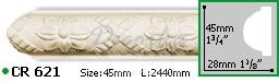 Молдинг с орнаментом Gaudi Decor CR-621 2,44м