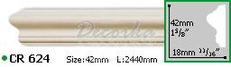 Молдинг гибкий с гладким профилем Gaudi Decor CR-624Q 2,44м