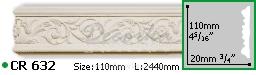Молдинг с орнаментом Gaudi Decor CR-632 2,44м