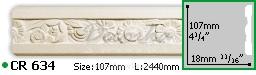 Молдинг с орнаментом Gaudi Decor CR-634 2,44м
