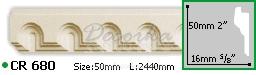 Молдинг с орнаментом Gaudi Decor CR-680 2,44м