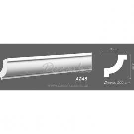 Карниз с гладким профилем Decomaster A246