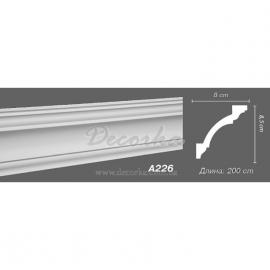 Карниз с гладким профилем Decomaster A226