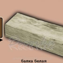 Балка DecoWood Рустик EQ004 3м Белая