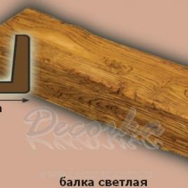 Балка DecoWood Рустик EQ007 4м Дуб светлый