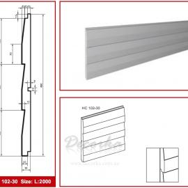 Накладная панель Prestige Decor HC-102-30 2м