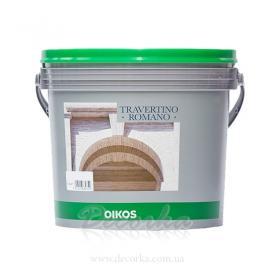 Штукатурка Oikos Travertino Romano Design 5кг
