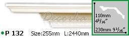Карниз с гладким профилем Gaudi Decor P-132 2,44м